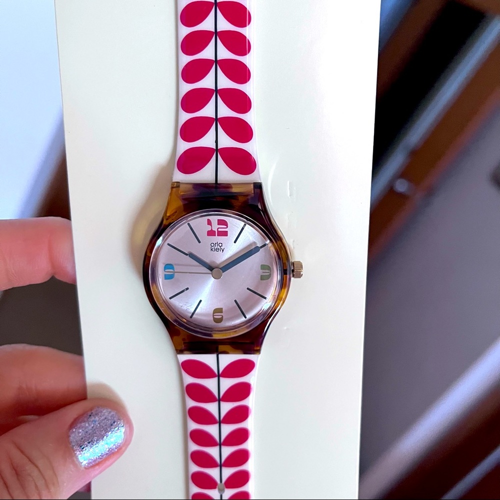 ORLA KIELY Time Watch - New in Box - Signature Stem Print